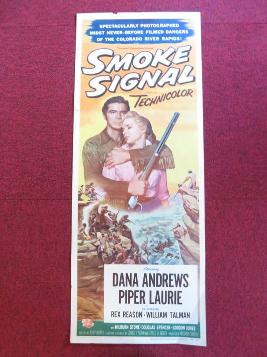 SMOKE SIGNAL US INSERT (14"x 36") POSTER DANA ANDREWS PIPER LAURIE 1955