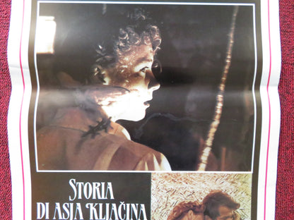 STORIA DI ASJA KLJACINA CHE AMO'SENZA SPOSARSI ITALIAN LOCANDINA POSTER 1988