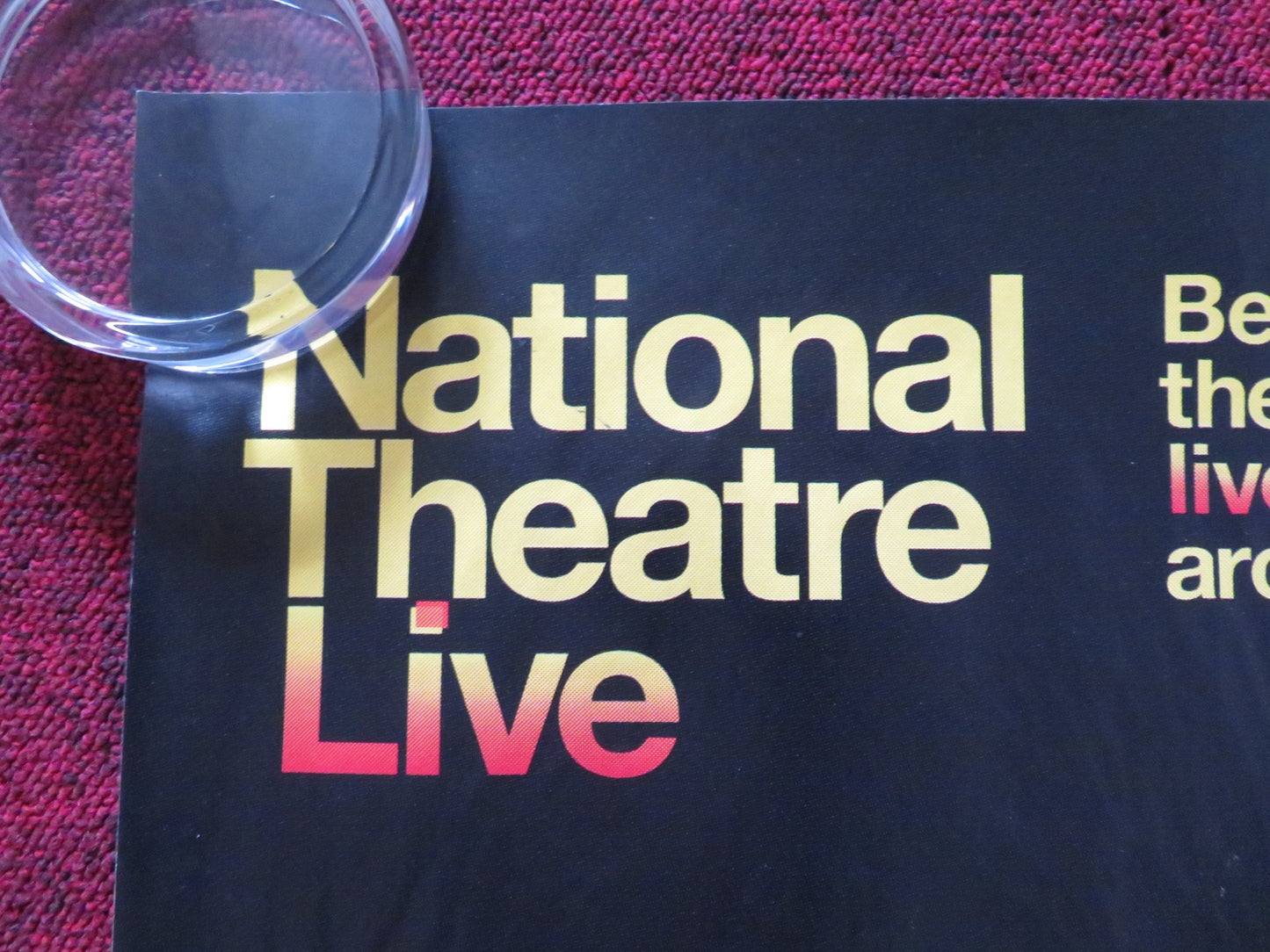 NATIONAL THEATRE LIVE 2010 2011 UK QUAD (30"x 40") ROLLED POSTER