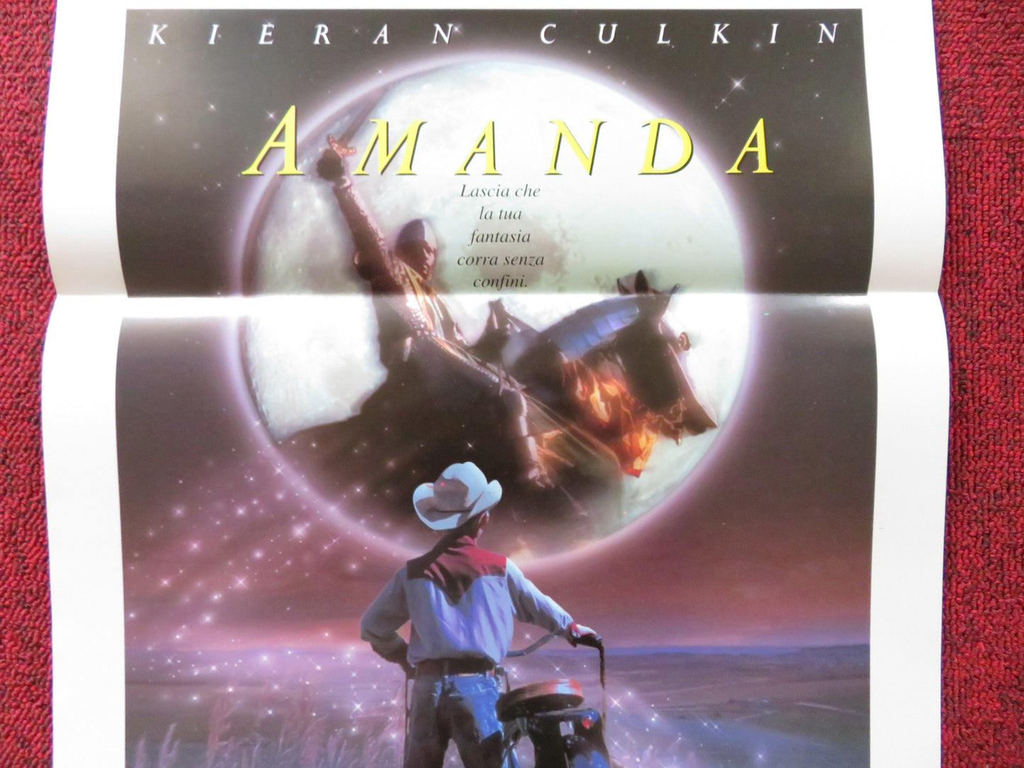 AMANDA ITALIAN LOCANDINA POSTER KIERAN CULKIN DENNIS HAYSBERT 1997