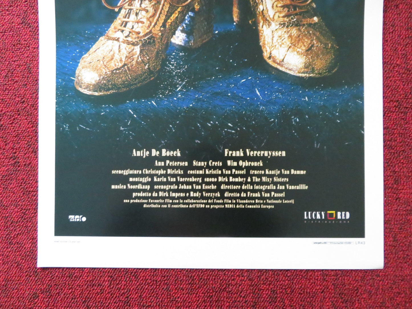 LE SCARPE D'ORO ITALIAN LOCANDINA POSTER ANTJE DE BOECK FRANK VEREUYSSEN 1996