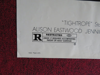 TIGHTROPE FOLDED US ONE SHEET POSTER CLINT EASTWOOD 1984