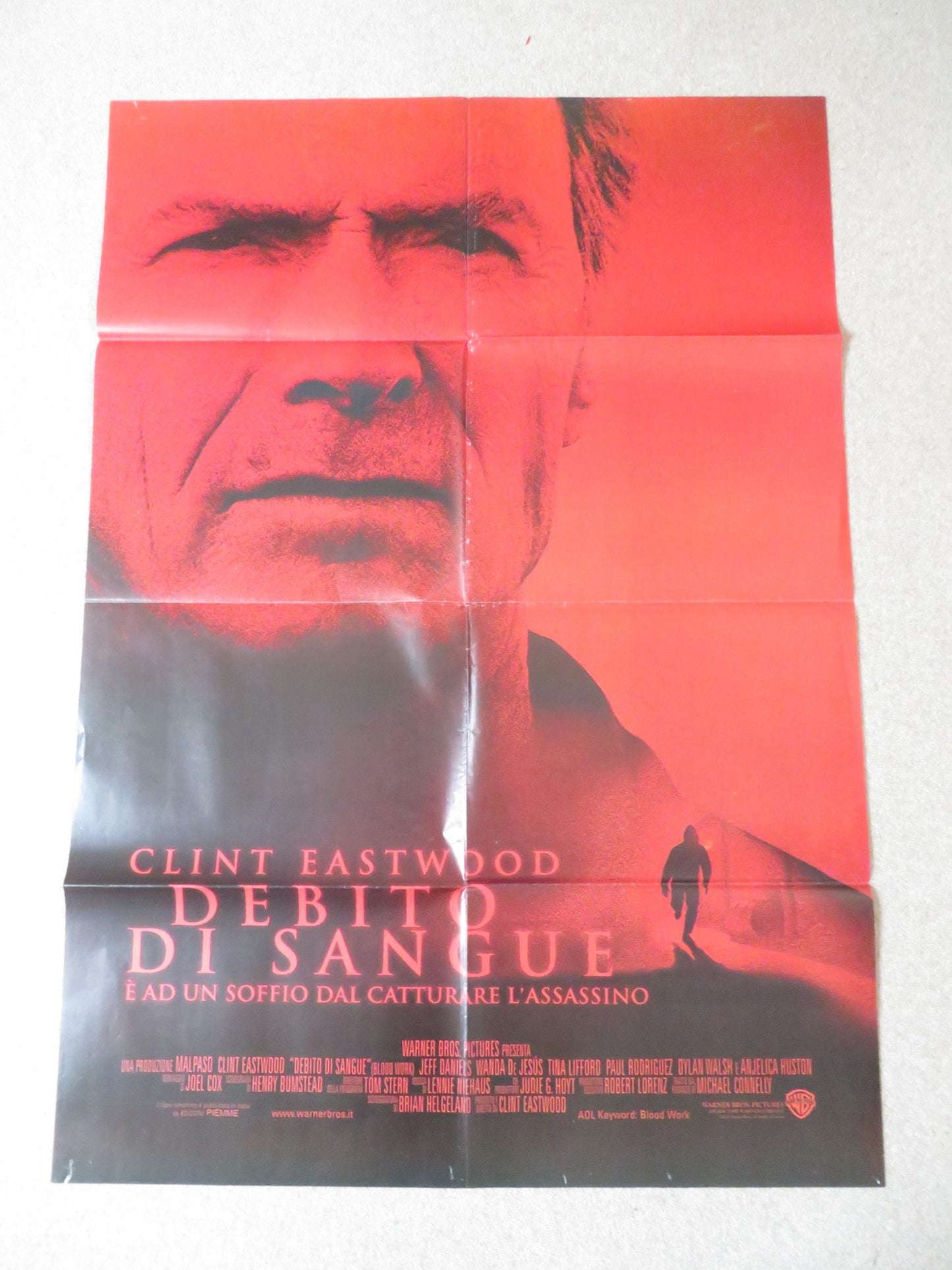 BLOOD WORK ITALIAN 2 FOGLIO POSTER CLINT EASTWOOD JEFF DANIELS 2002