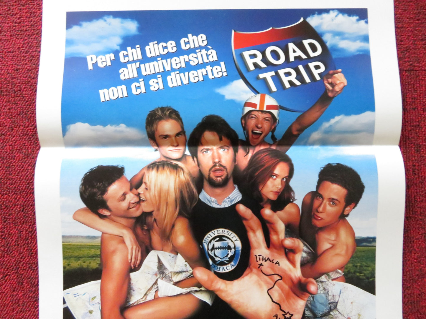 ROAD TRIP ITALIAN LOCANDINA POSTER BRECKIN MEYER SEANN WILLIAM SCOTT 2000