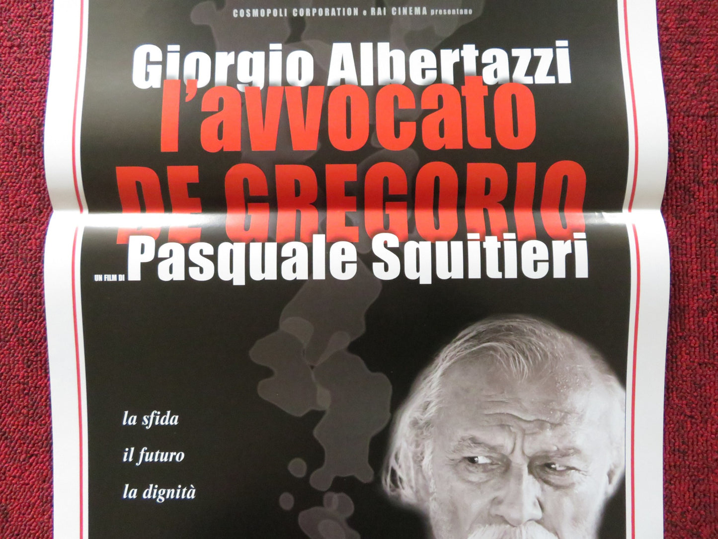 L'AVVOCATO DE GREGORIO ITALIAN LOCANDINA POSTER GIORGIO ALBERTAZZI 2003