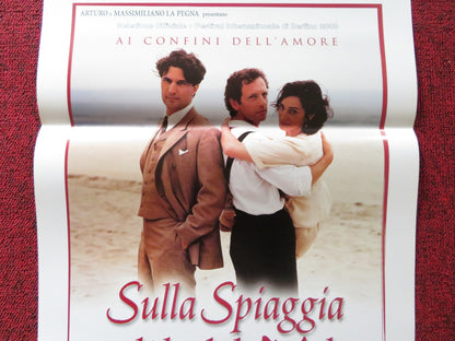 SULLA SPIAGGIA E DI LA DAL MOLO ITALIAN LOCANDINA POSTER ANDREA RENZI 2000