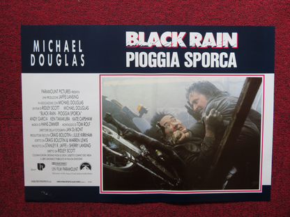 BLACK RAIN - E ITALIAN FOTOBUSTA POSTER MICHAEL DOUGLAS ANDY GARCIA 1989