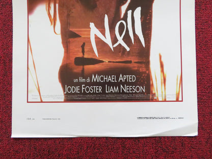 NELL ITALIAN LOCANDINA POSTER JODIE FOSTER LIAM NEESON 1994