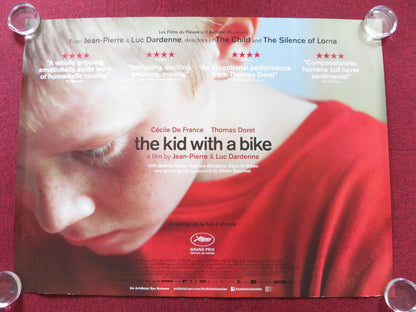 THE KID WITH A BIKE UK QUAD ROLLED POSTER THOMAS DORET CECILE DE FRANCE 2011