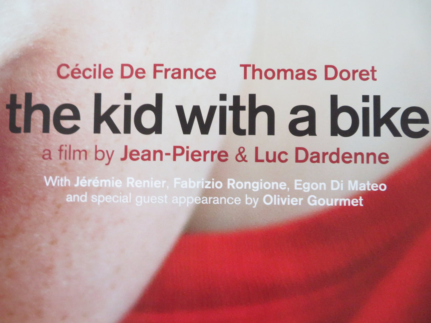 THE KID WITH A BIKE UK QUAD ROLLED POSTER THOMAS DORET CECILE DE FRANCE 2011