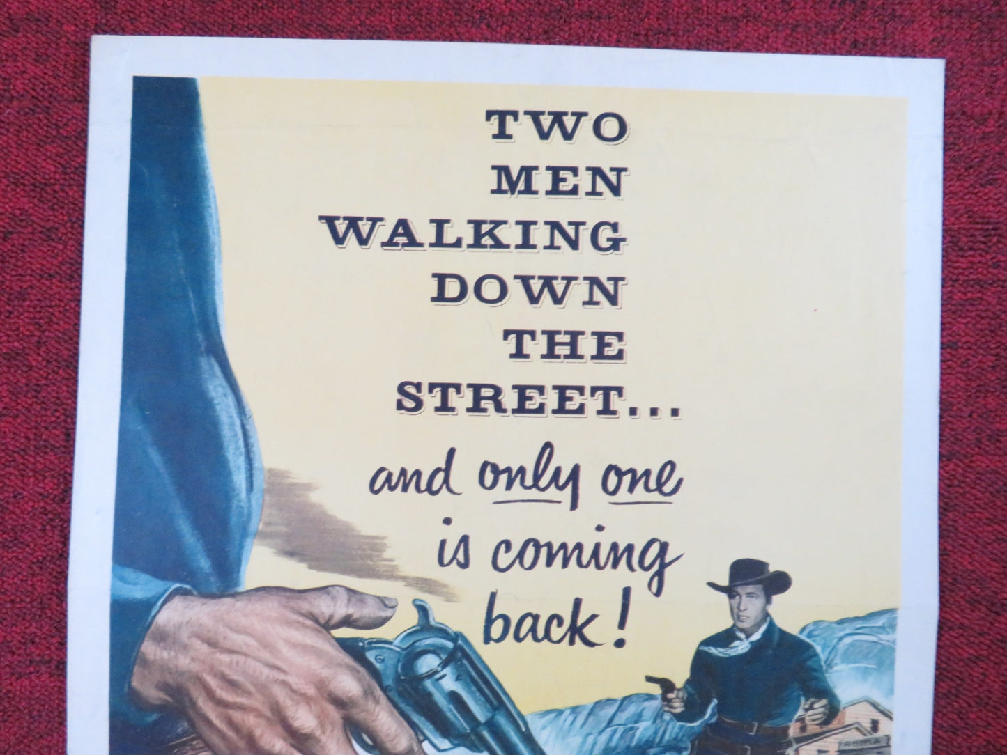 JACK MCCALL, DESPERADO US INSERT (14"x 36") POSTER GEORGE MONTGOMERY 1953