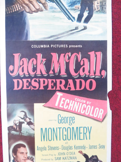 JACK MCCALL, DESPERADO US INSERT (14"x 36") POSTER GEORGE MONTGOMERY 1953