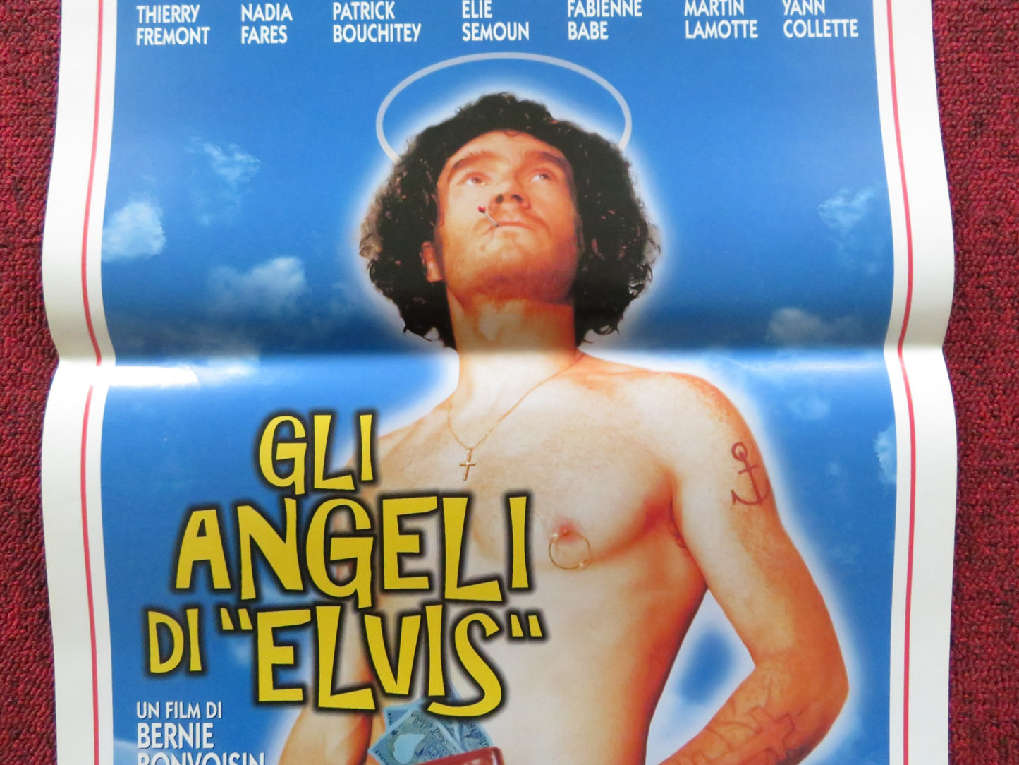 GLI ANGELI DI ELVIS ITALIAN LOCANDINA POSTER THIERRY FREMONT NADIA FARES 1997