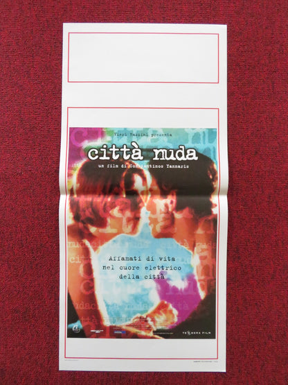 CITTA NUDA ITALIAN LOCANDINA POSTER STATHIS PAPADOPOULOS COSTAS KOTSIANIDIS 1998