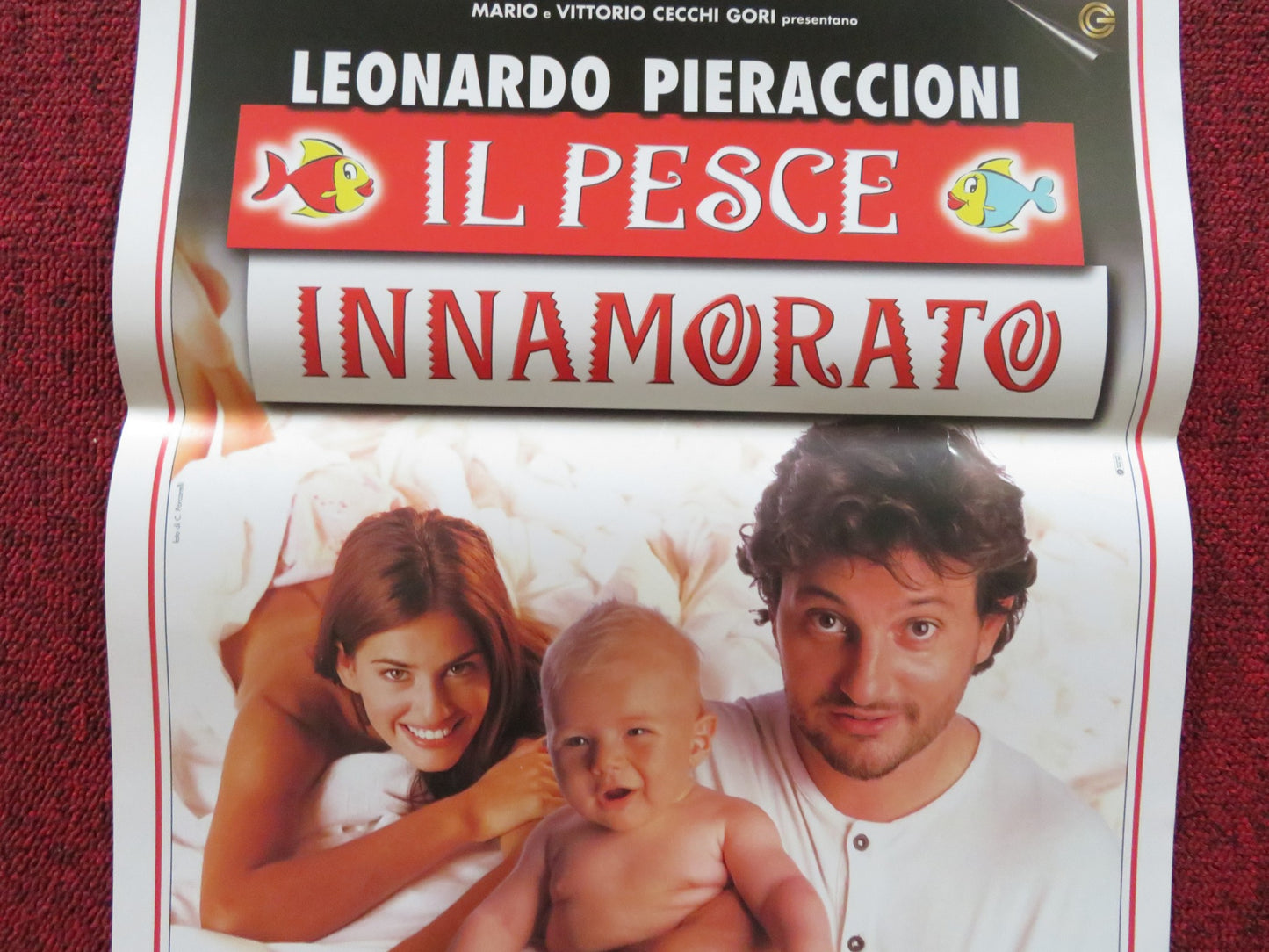 IL PESCE INNAMORATO ITALIAN LOCANDINA POSTER LEONARDO PIERACCIONI Y. DIAZ 1999