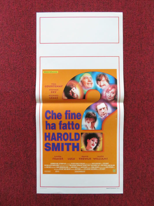 WHATEVER HAPPENED TO HARROLD SMITH ITALIAN LOCANDINA POSTER TOM COURTENAY 1999