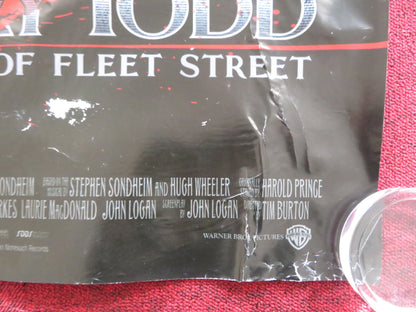 SWEENEY TODD: THE DEMON BARBER OF FLEET STREET UK QUAD (30"x 40") ROLLED POSTER