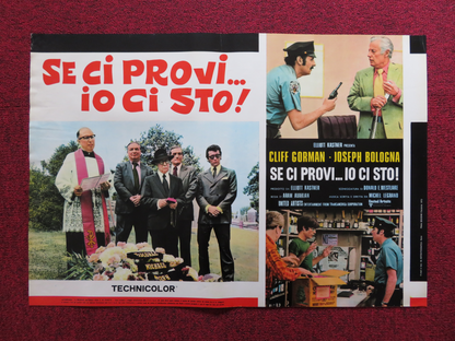 SE CI PROVI...IO CI STO! - B ITALIAN FOTOBUSTA POSTER CLIFF GORMAN 1973