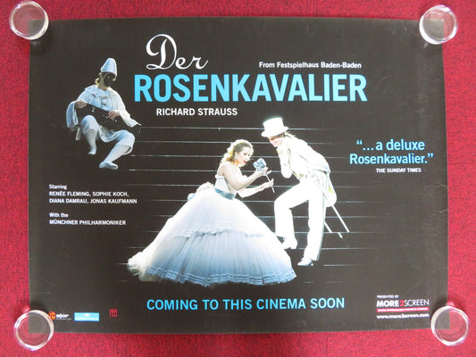 DER ROSENKAVALIER UK QUAD ROLLED POSTER RENEE FLEMING SOHIE KOCH 2009