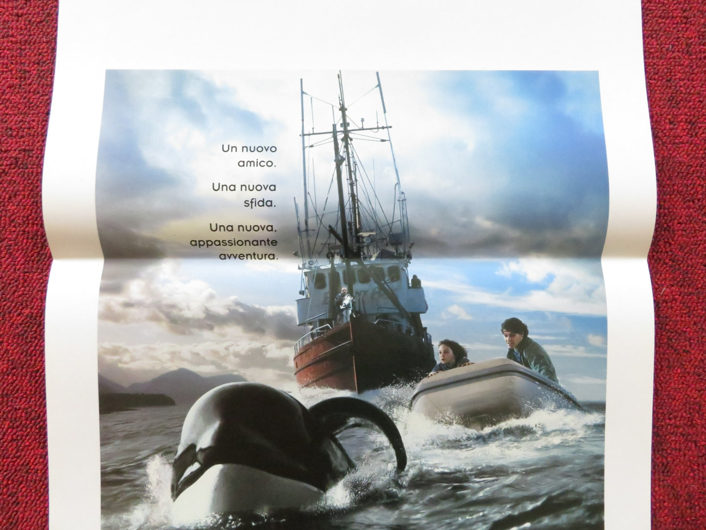 FREE WILLY 3 THE RESCUE ITALIAN LOCANDINA POSTER JASON JAMES RITCHER 1997