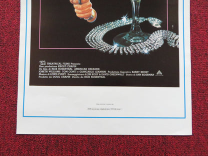 AMERICAN DREAMER ITALIAN LOCANDINA POSTER JOBETH WILLIAMS TOM CONTI 1984