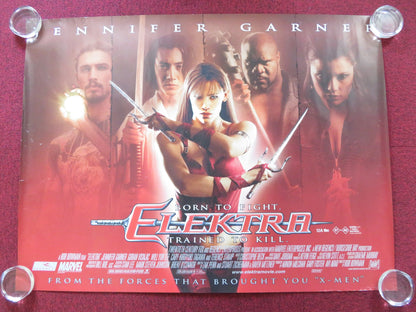 ELECKTRA UK QUAD ROLLED POSTER JENNIFER GARNER GORAN VISNJIC 2005