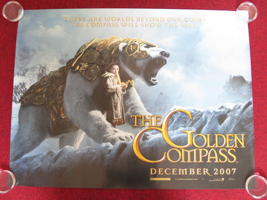 THE GOLDEN COMPASS UK QUAD ROLLED POSTER NICOLE KIDMAN DANIEL CRAIG 2007