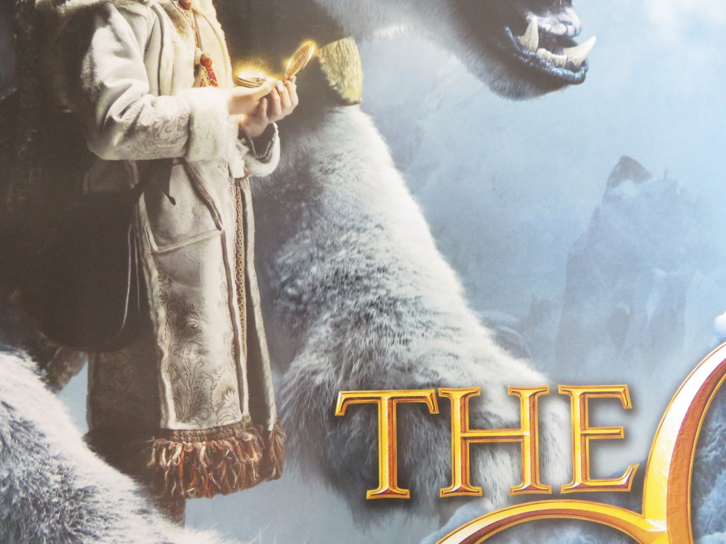 THE GOLDEN COMPASS UK QUAD ROLLED POSTER NICOLE KIDMAN DANIEL CRAIG 2007