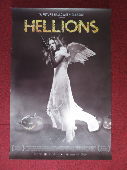 HELLIONS UK ONE SHEET ROLLED POSTER CHLOE ROSE RACHEL WILSON 2015