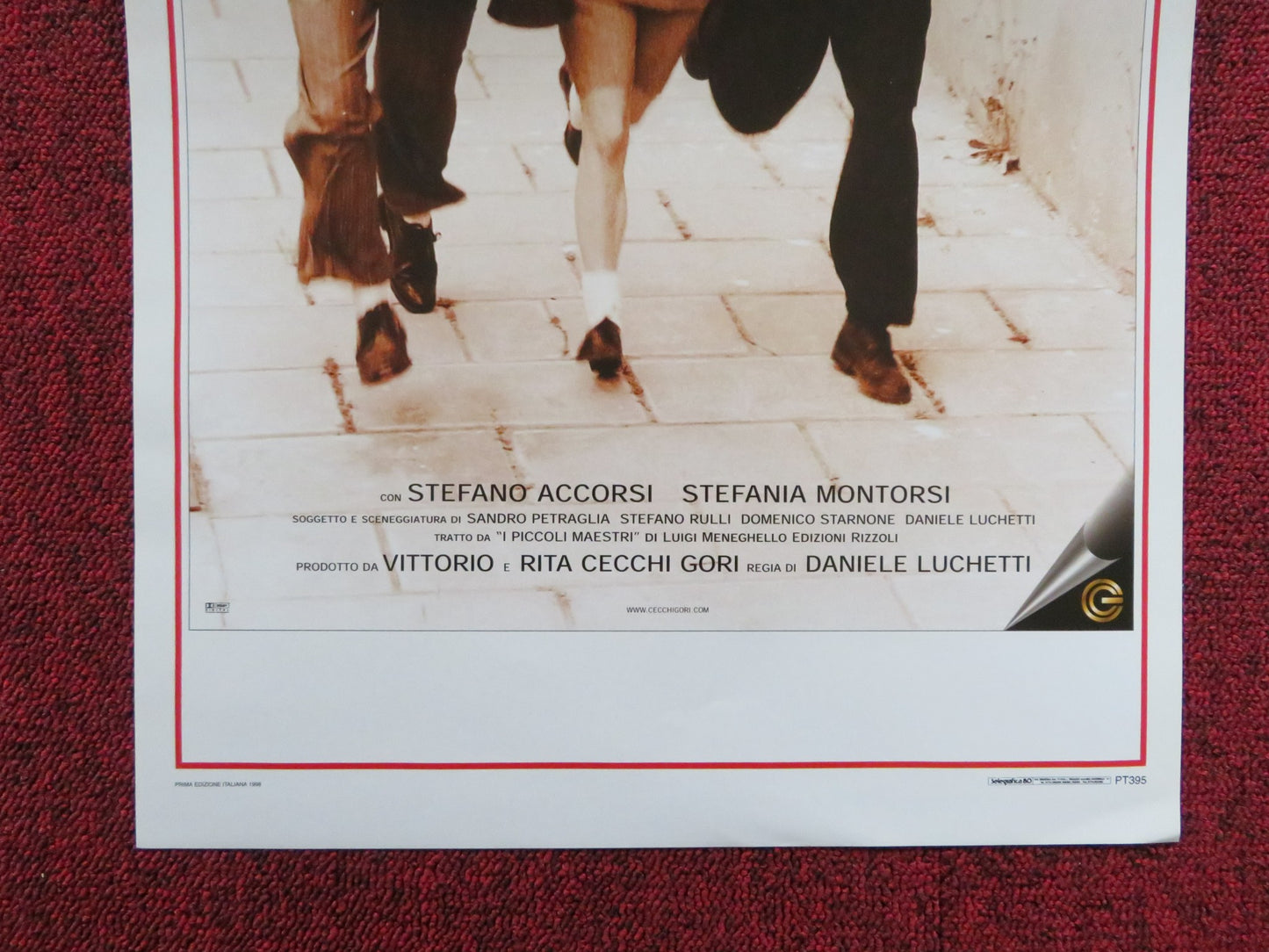 I PICCOLI MAESTRI ITALIAN LOCANDINA POSTER STEFANO ACCORSI STEFANIA MONTORSI '98