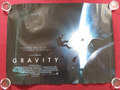 GRAVITY- B UK QUAD (30"x 40") ROLLED POSTER SANDRA BULLOCK GEORGE CLOONEY 2013