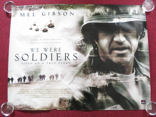 WE WERE SOLDIERS UK QUAD (30"x 40") ROLLED POSTER MEL GIBSON M. STOWE 2002