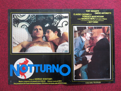 NOTTURNO - C ITALIAN FOTOBUSTA POSTER TONY MUSANTE CLAUDIO CASSINELLI 1981