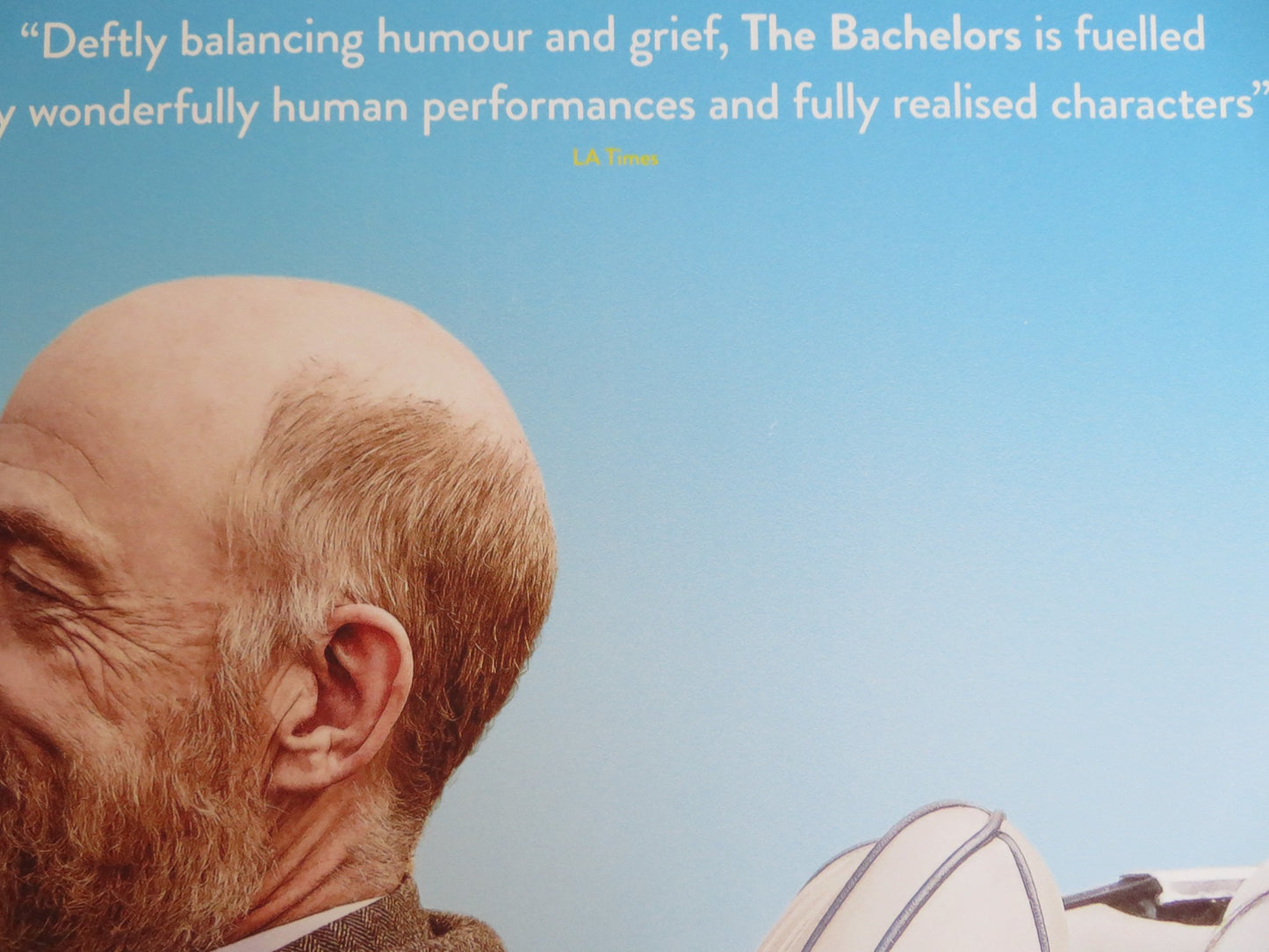 THE BACHELORS UK QUAD ROLLED POSTER J. K. SIMMONS JOHN WIGGINS 2017