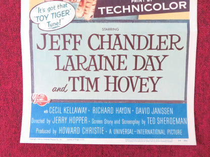 THE TOY TIGER US INSERT (14"x 36") POSTER JEFF CHANDLER LARAINE DAY 1956