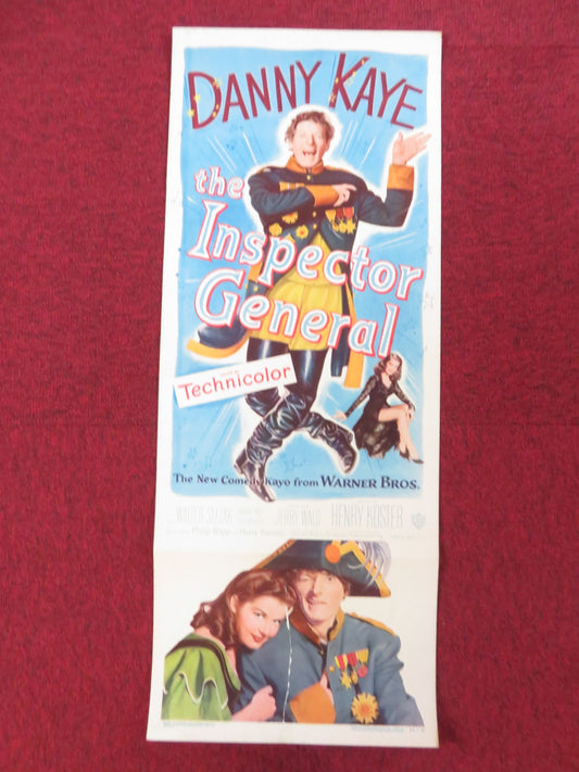 THE INSPECTOR GENERAL US INSERT (14"x 36") POSTER DANNY KAYE WALTER SLEZAK 1950