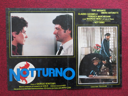 NOTTURNO - D ITALIAN FOTOBUSTA POSTER TONY MUSANTE CLAUDIO CASSINELLI 1981