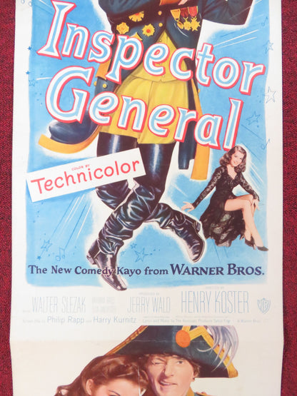 THE INSPECTOR GENERAL US INSERT (14"x 36") POSTER DANNY KAYE WALTER SLEZAK 1950