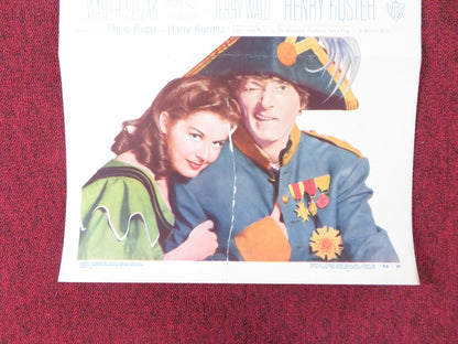 THE INSPECTOR GENERAL US INSERT (14"x 36") POSTER DANNY KAYE WALTER SLEZAK 1950