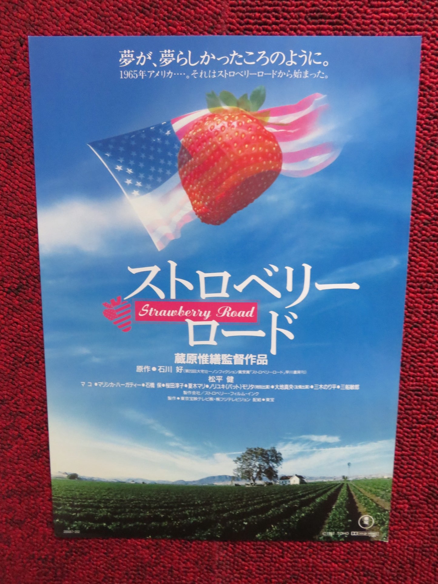 STRAWBERRY ROAD JAPANESE CHIRASHI (B5) POSTER KOREYOSHI KURAHARA 1991