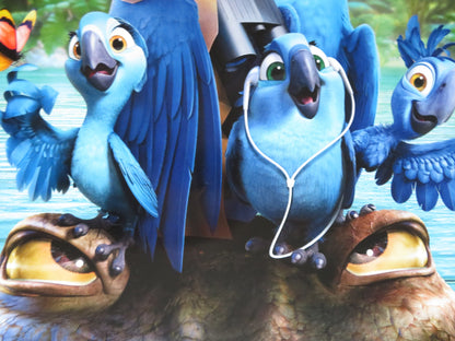 RIO 2 - A  UK ONE SHEET ROLLED POSTER JAKE T. AUSTIN CARLINHOS BROWN 2014