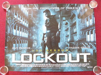 LOCKOUT- B UK QUAD ROLLED POSTER GUY PEARCE MAGGIE GRACE 2012