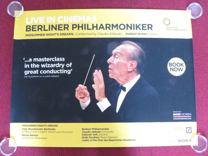 BERLINER PHILHARMONIKA MIDSUMMER NIGHT'S DREAMS UK QUAD ROLLED POSTER 2013