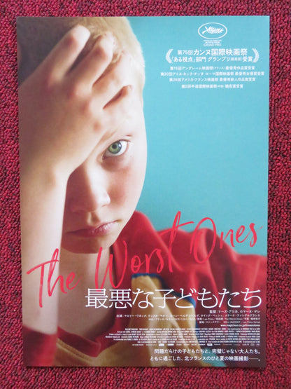 THE WORST ONES JAPANESE CHIRASHI (B5) POSTER MALLORY WANECQUE TIMEO MAHAUT 2022