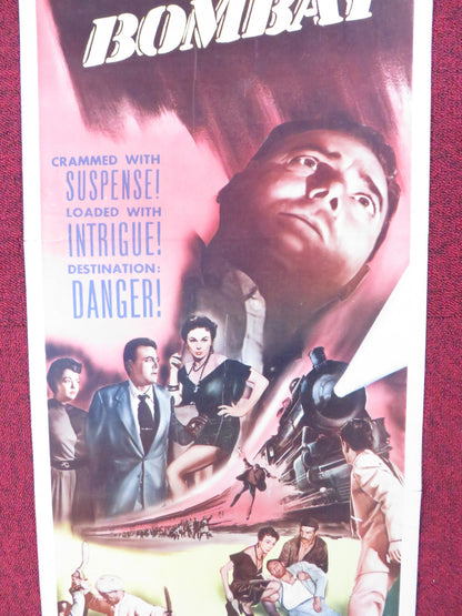 LAST TRAIN FROM BOMBAY US INSERT (14"x 36") POSTER JON HALL LARSON 1952