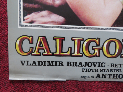 CALIGULA AND MESSALINA ITALIAN FOTOBUSTA POSTER VLADIMIR BRAJOVIC B. ROLAND 1981