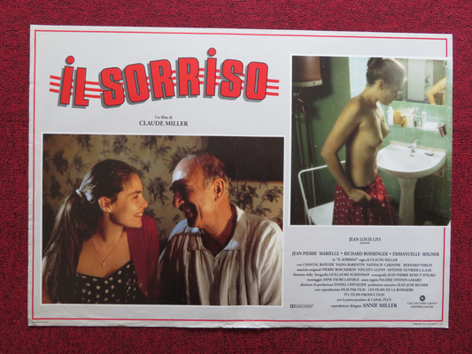 THE SMILE ITALIAN FOTOBUSTA POSTER JEAN-PIERRE MARIE RICHARD BOHRINGER 1995