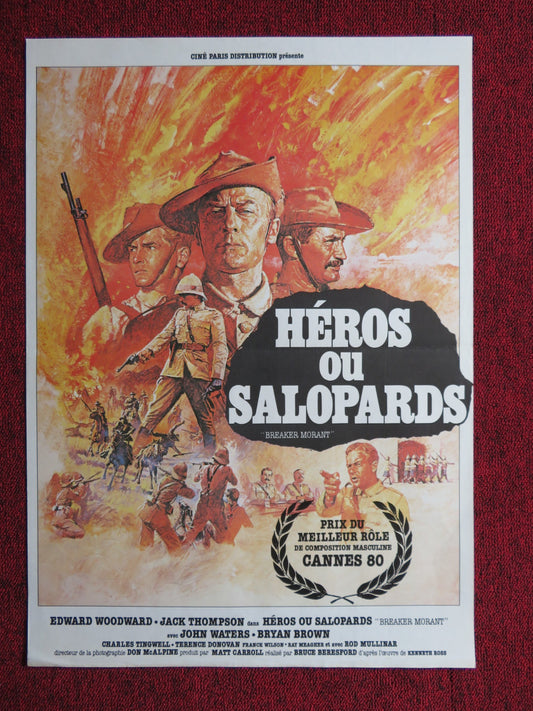 BREAKER MORANT FRENCH POSTER EDWARD WOODWARD JACK THOMPSON 1980