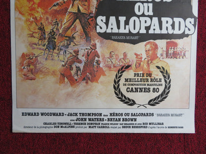 BREAKER MORANT FRENCH POSTER EDWARD WOODWARD JACK THOMPSON 1980