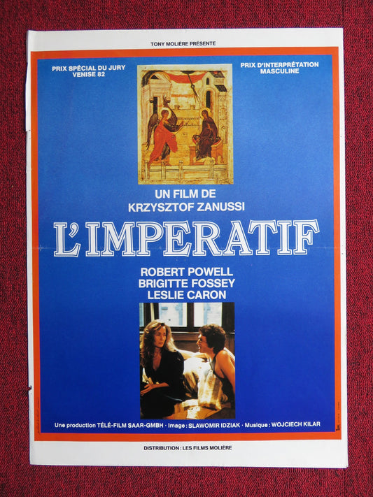 IMPERATIVE FRENCH POSTER ROBERT POWELL BRIGITTE FOSSEY 1982